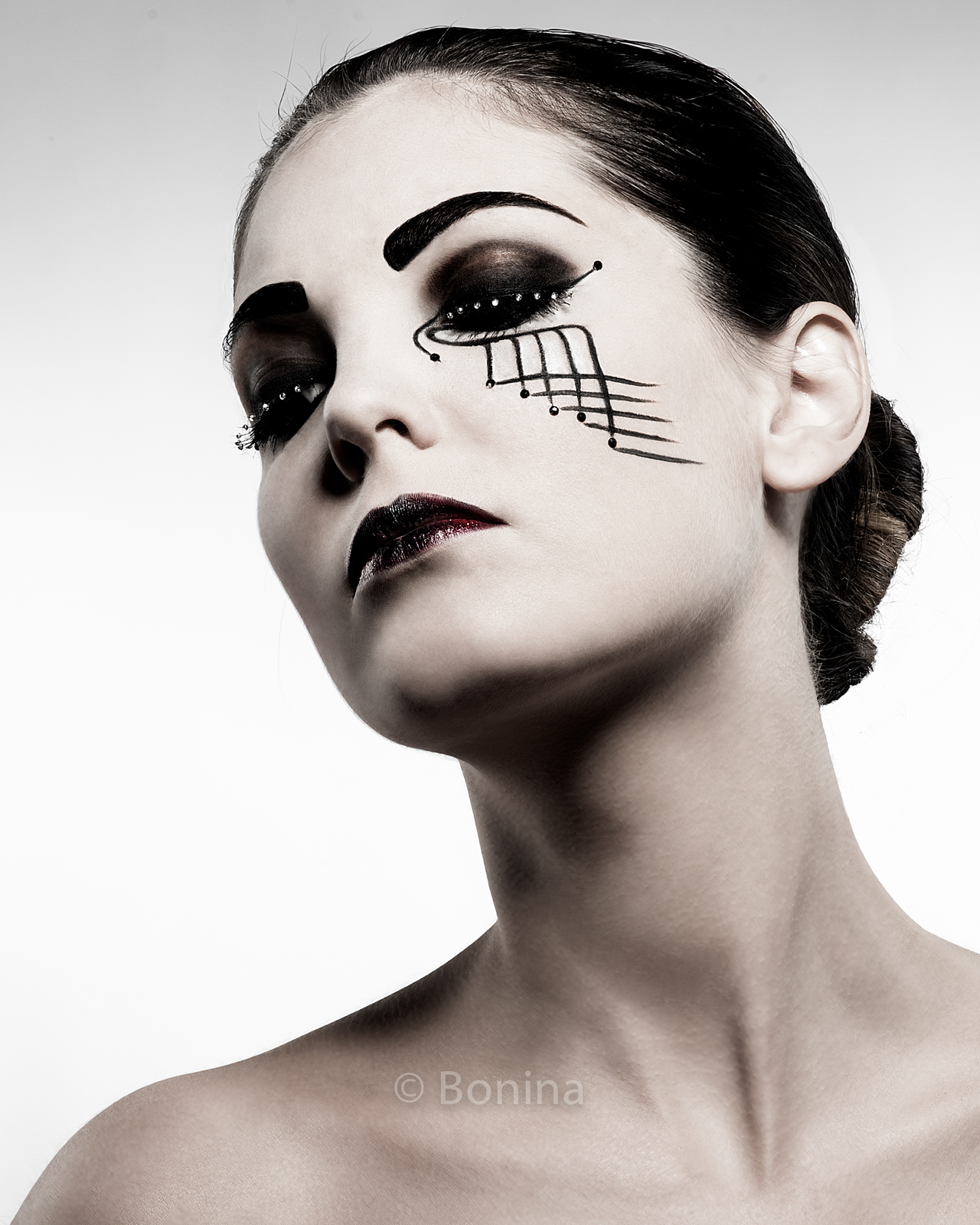 Beauty, portrait,ritratto per make-up